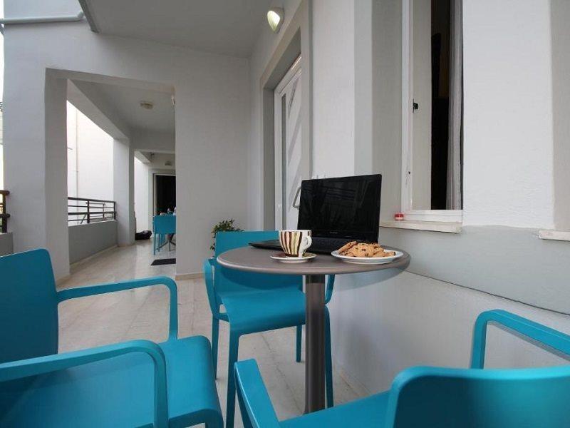 Elia Stalos Apartments Agia Marina Exteriör bild